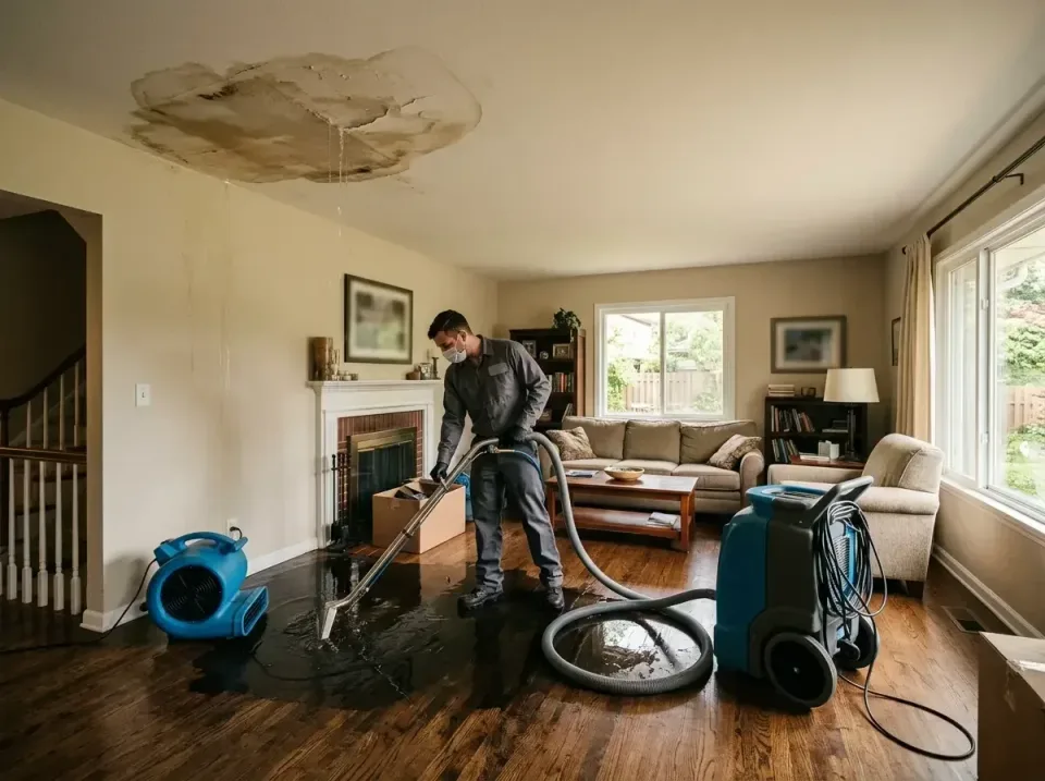 attic-pipe-burst-ceiling-drip-008 — frequently asked questions, Water Damage Restoration & Carpet Care in Fountain Hill, PA